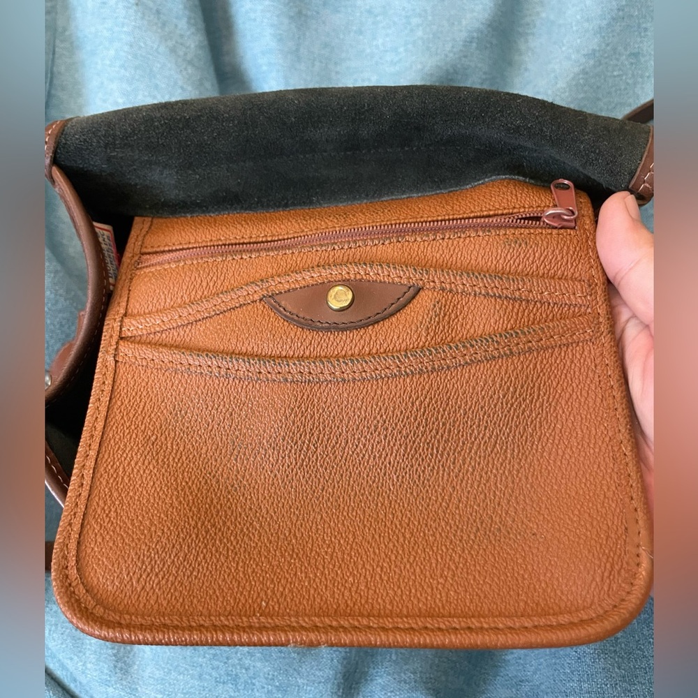 Dooney and Bourke Essex Black/Brown Leather Crossbody Shoulder Bag Purse - Picture 12 of 14